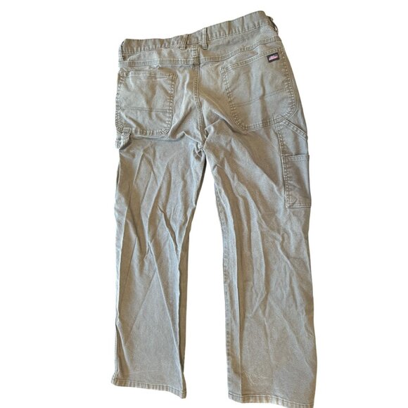 Dickies Work Pants Khaki Carpenter Utility Canvas‎ 38x30 Mens |O1 - Picture 3 of 7
